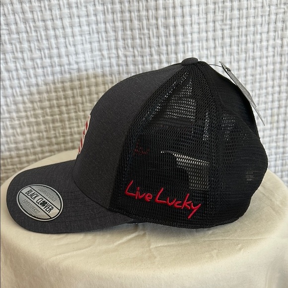 Black Clover Men's Black Gray and red Hat - Picture 2 of 13
